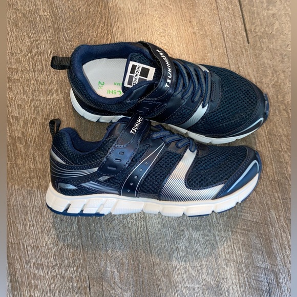 TSUKIHOSHI VELOCITY Child Shoes (Navy/Silver) New without box - Picture 5 of 9